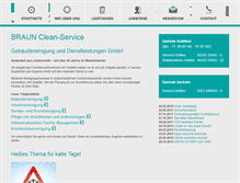 Tablet Screenshot of braunclean.de